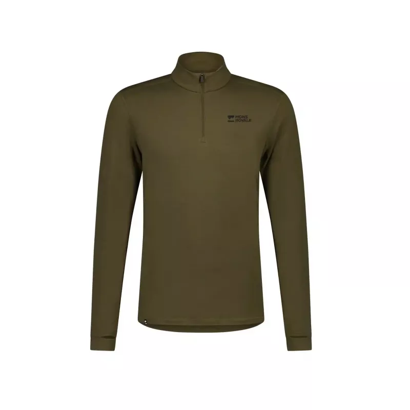 Mons Royale Cascade Merino Base Layer 1/4 Zip Long Sleeve - Bilde 1