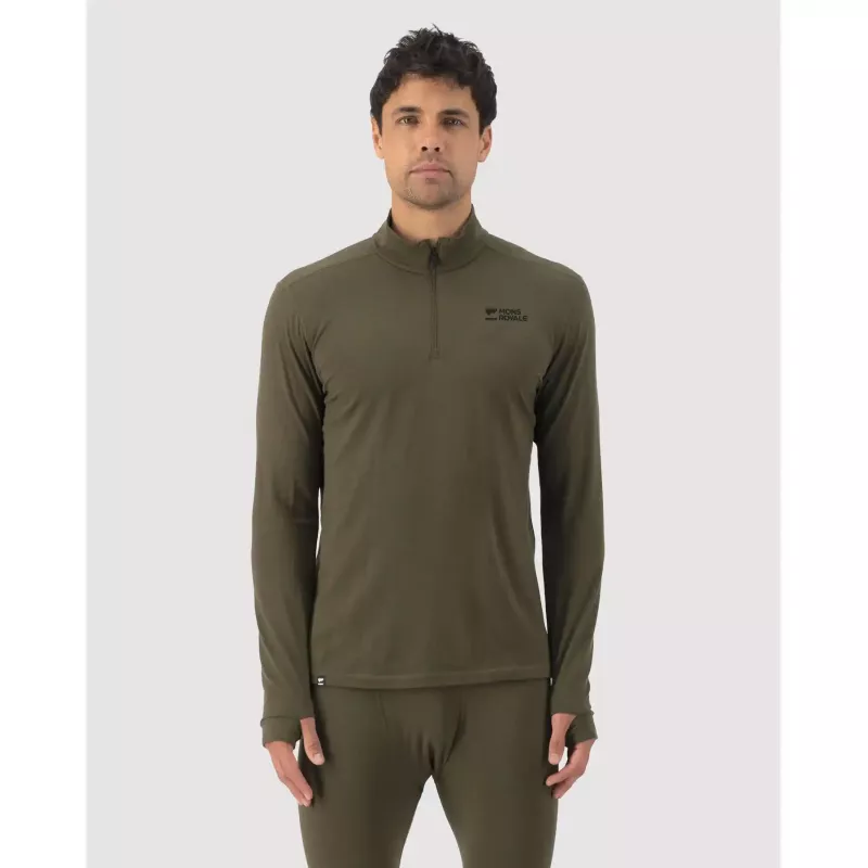 Mons Royale Cascade Merino Base Layer 1/4 Zip Long Sleeve - Bilde 2