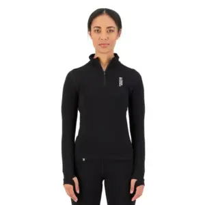 Mons Royale Cascade Merino Base Layer 1/4 Zip Long Sleeve W - Bilde 2