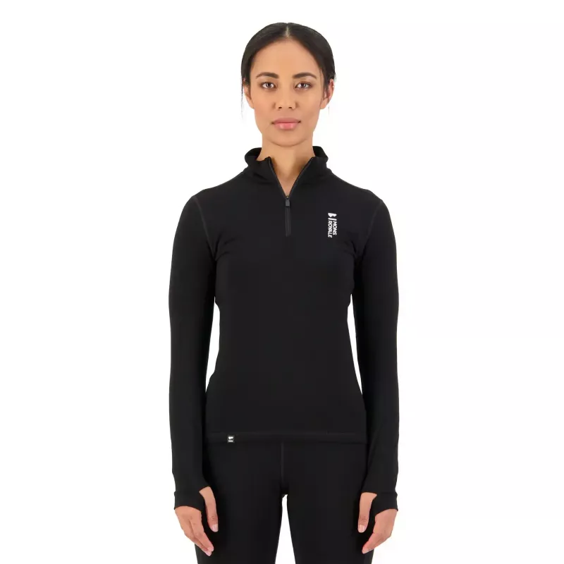 Mons Royale Cascade Merino Base Layer 1/4 Zip Long Sleeve W - Bilde 2