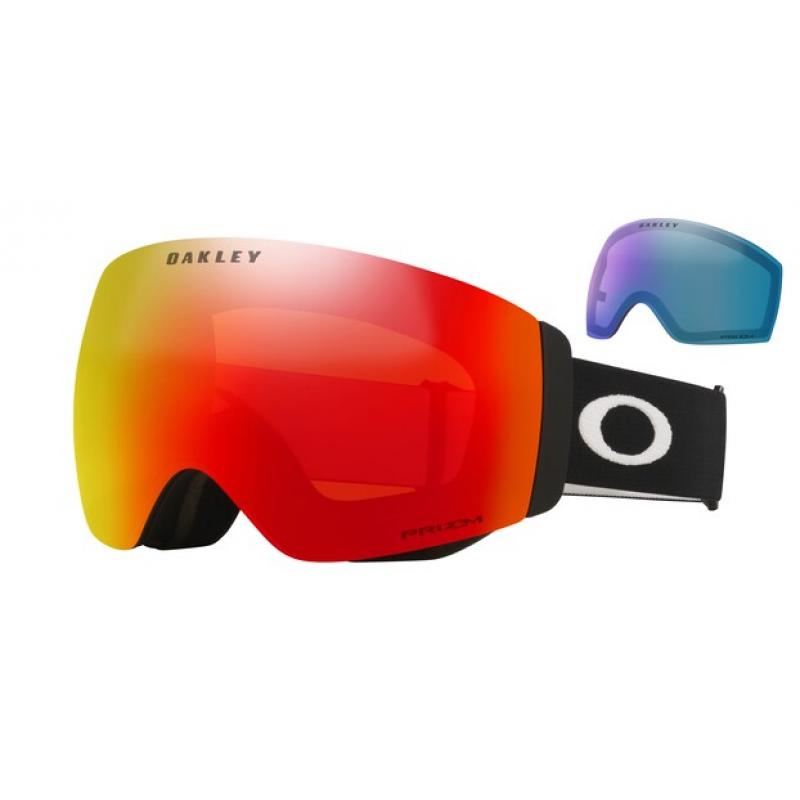 Oakley Flight Deck Pro M Matte Black – Prizm Snow Torch Iridium + Prizm Snow Iced Iridium - Bilde 1