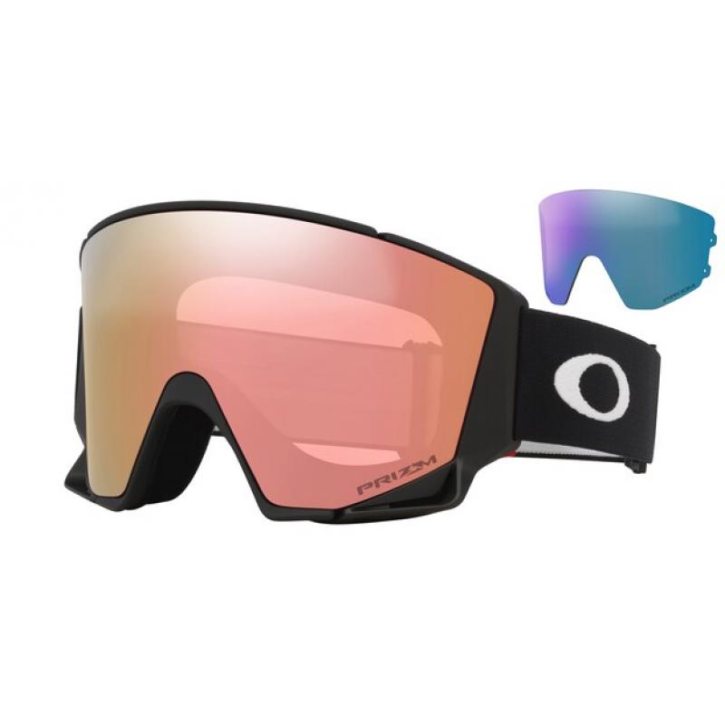 Oakley Flow Scape L Matte Black – Prizm Rose Gold Iridium & Prizm Snow Iced Iridium - Bilde 1
