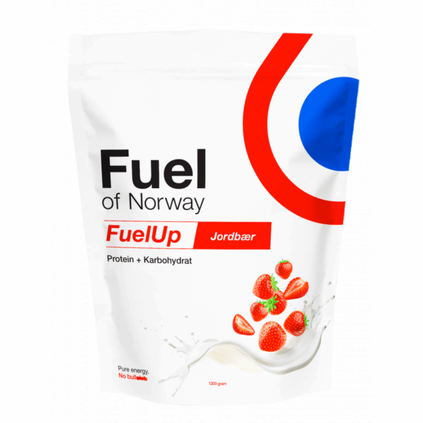 Fuel of Norway FuelUp protein jordbær 1,2kg 6003 Lillehammer Sport 1