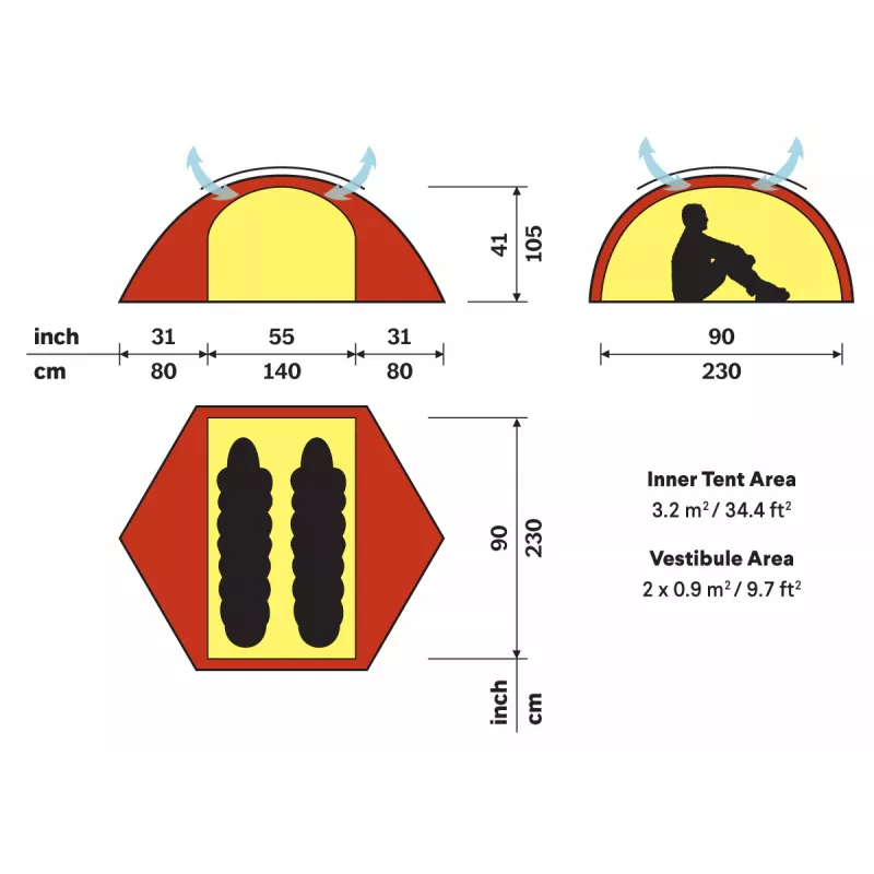 Hilleberg Staika Red - Bilde 2