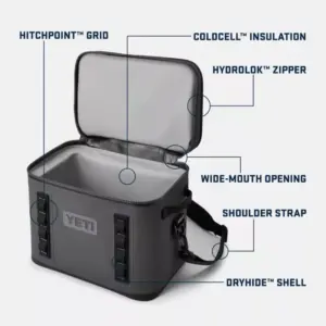 YETI Hopper Flip 18 Cool Bag Black - Bilde 6