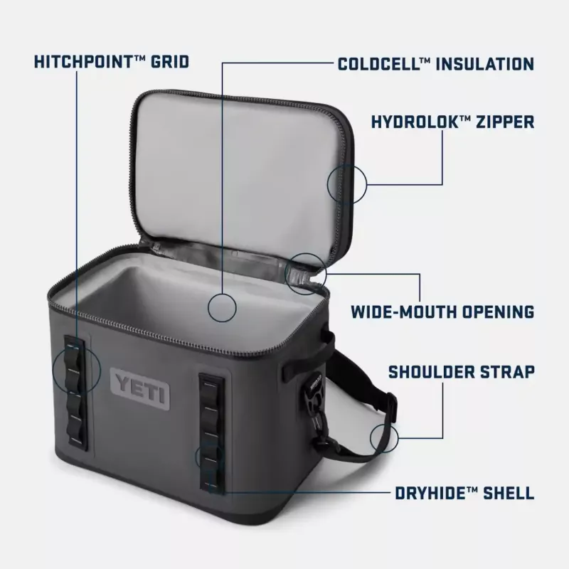 YETI Hopper Flip 18 Cool Bag Black - Bilde 6