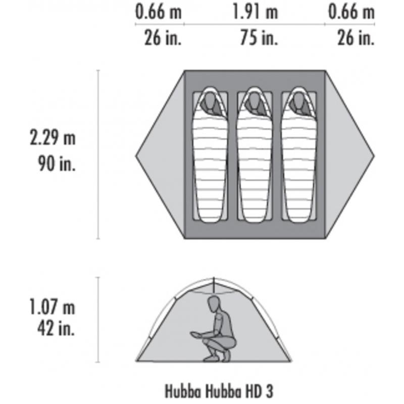 Msr Hubba Hubba HD 3P - Bilde 9