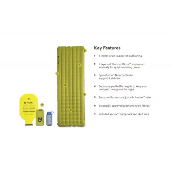 Nemo Eclipse All-Season Insulated Sleeping Pad Long Wide
