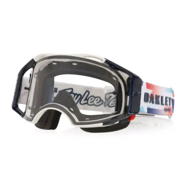 Oakley Airbrake MTB Troy Lee Sigantured Ice White - Clear