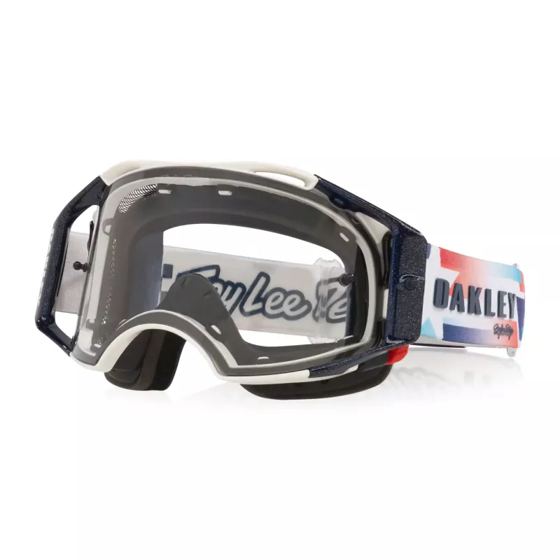 Oakley Airbrake MTB Troy Lee Sigantured Ice White - Clear - Bilde 1