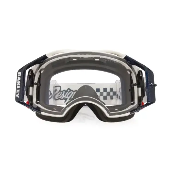 Oakley Airbrake MTB Troy Lee Sigantured Ice White - Clear