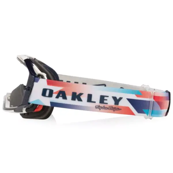 Oakley Airbrake MTB Troy Lee Sigantured Ice White - Clear