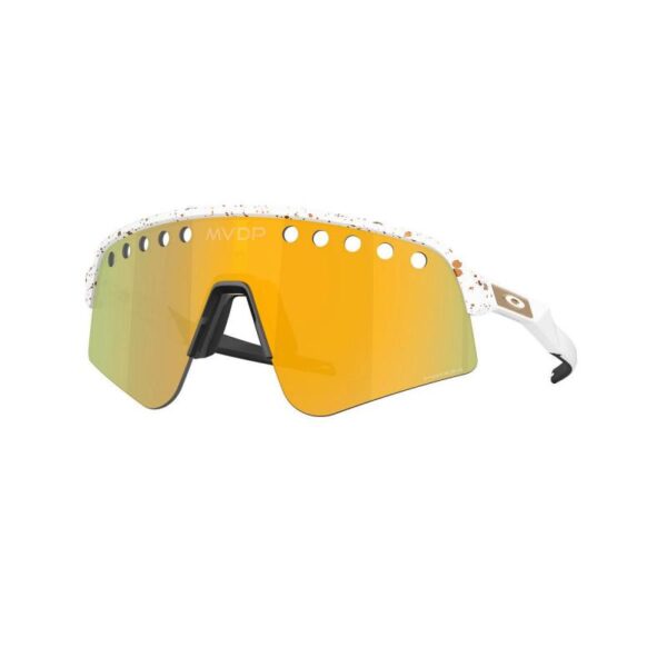 Oakley-Oakley Sutro Lite Sweep Mvdp Red-gold Splatter–Lillehammer Sport-1 Oakley Sutro Lite Sweep Mathieu Van Der Poel Signature