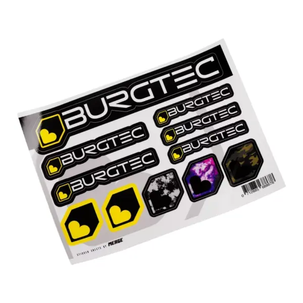 Burgtec Sticker Sheet A5 Klistremerkeark