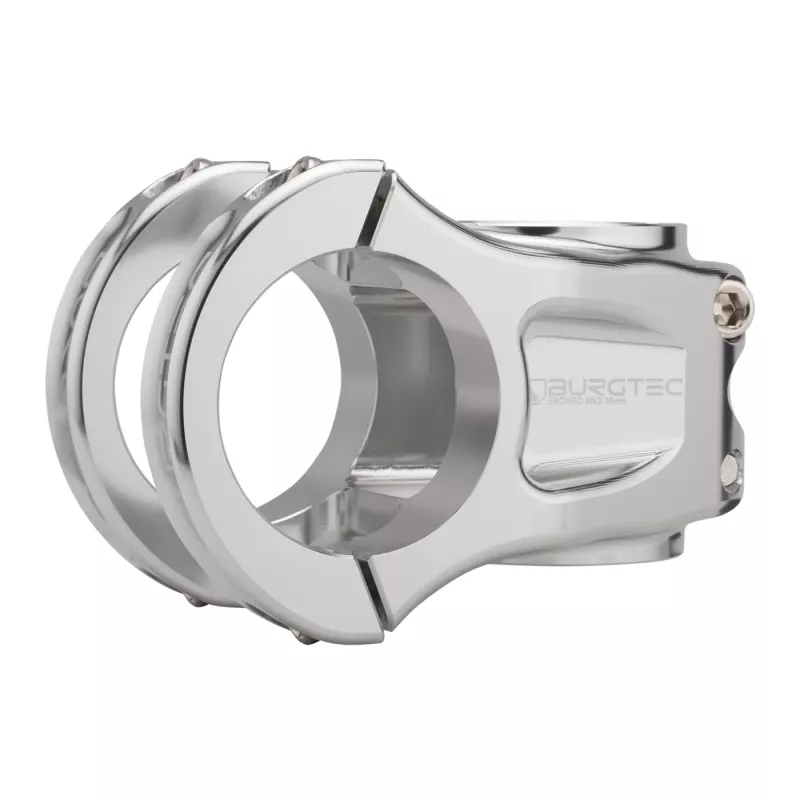 Burgtec Enduro MK3 Stem 35mm Rhodium Silver - Bilde 1