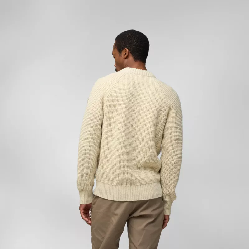 Fjällräven Övik Waffle Knit ullgenser herre - Bilde 4