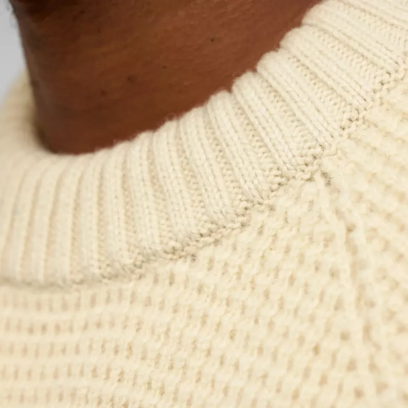Fjällräven Övik Waffle Knit ullgenser herre - Bilde 6