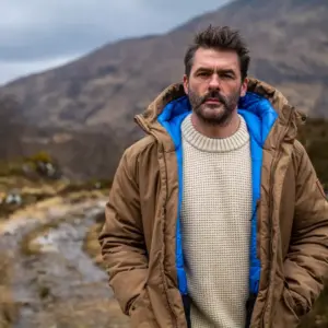 Fjällräven Övik Waffle Knit ullgenser herre - Bilde 7