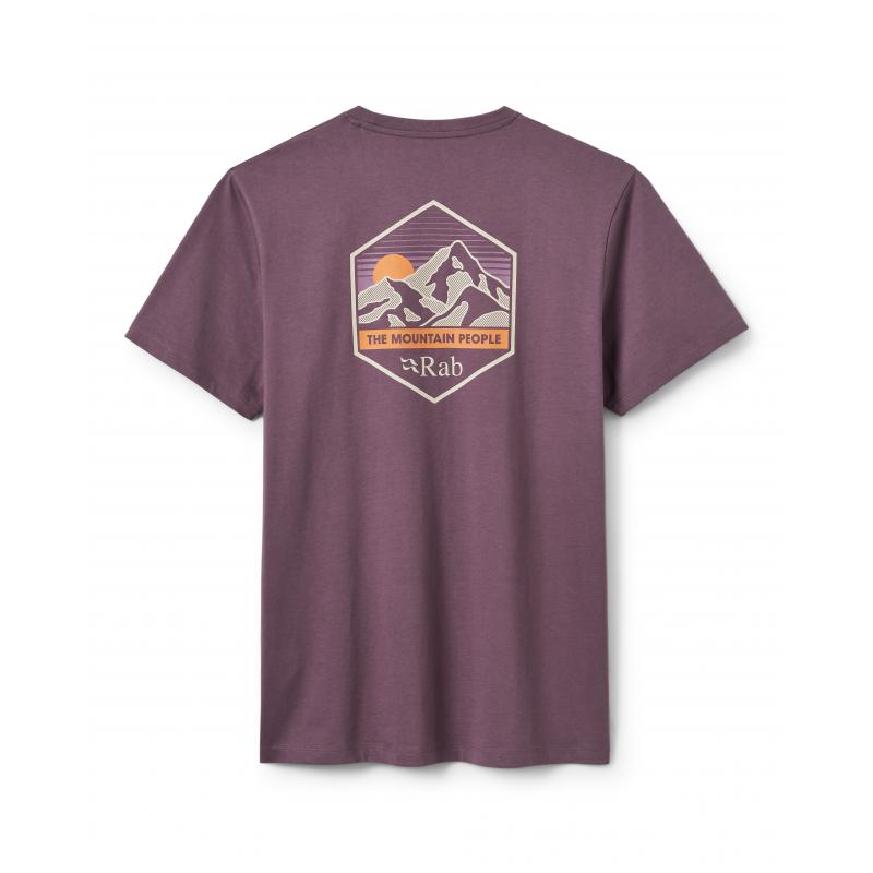 Rab Rab Stance Mountain Peak Tee QCB-66 Lillehammer Sport 1