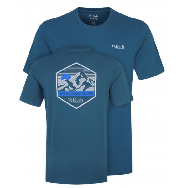 Rab Rab Stance Mountain Peak Tee QCB-66 Lillehammer Sport 1