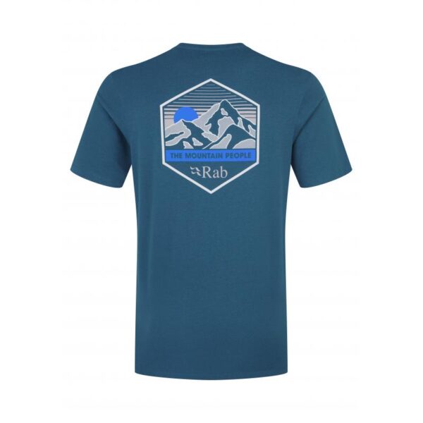 Rab Rab Stance Mountain Peak Tee QCB-66 Lillehammer Sport 3