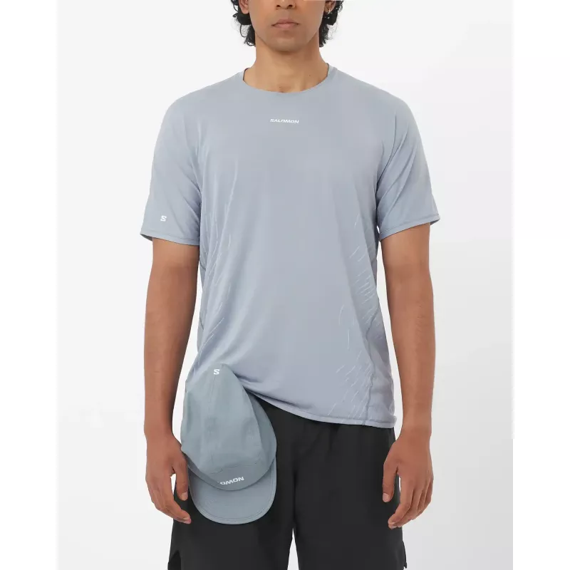 Salomon Sense Aero Ss Tee Gfx M - Bilde 2