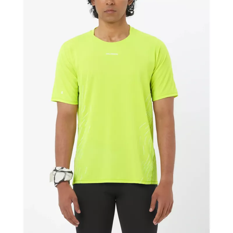 Salomon Sense Aero Ss Tee Gfx M - Bilde 3