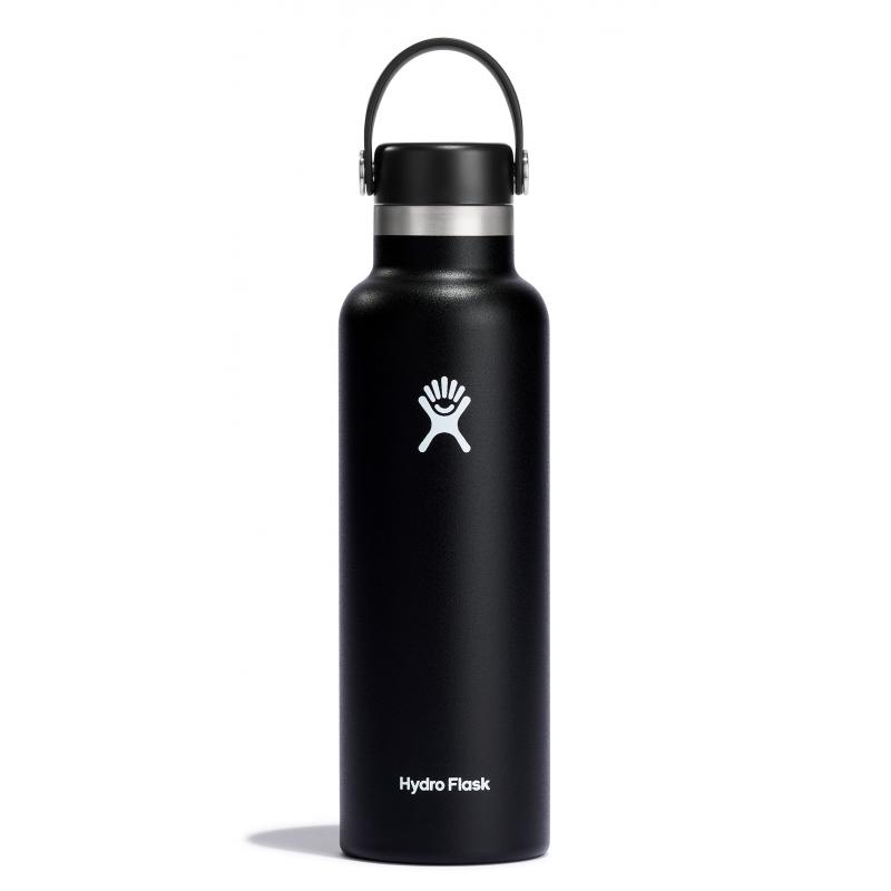 Hydro Flask 21 OZ STANDARD FLEX CAP BLACK S21SX001 Lillehammer Sport 1 2 3