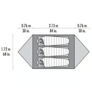 Msr Mutha Hubba NX 3-Personers Telt - Bilde 5