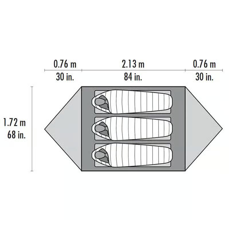 Msr Mutha Hubba NX 3-Personers Telt - Bilde 5