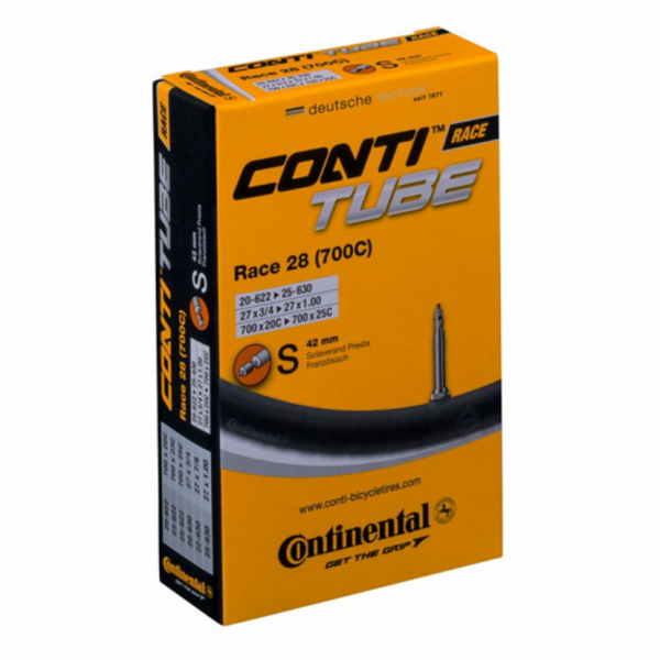 Continental Race Tube 700x20–25C Sykkelslange Presta 42 mm