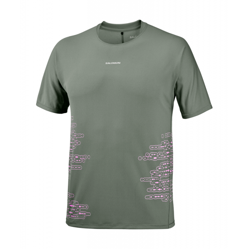 Salomon Sense Aero Ss Tee Gfx M - Bilde 1