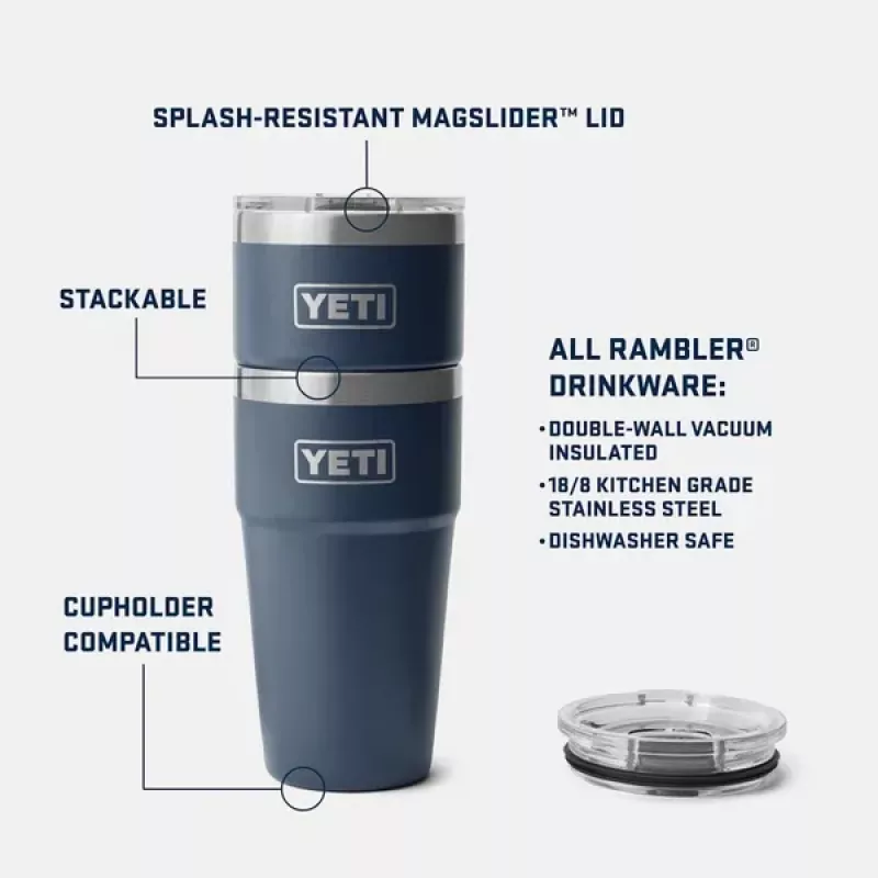 YETI Rambler 20 oz (591 ml) Stackable Cup - Bilde 3